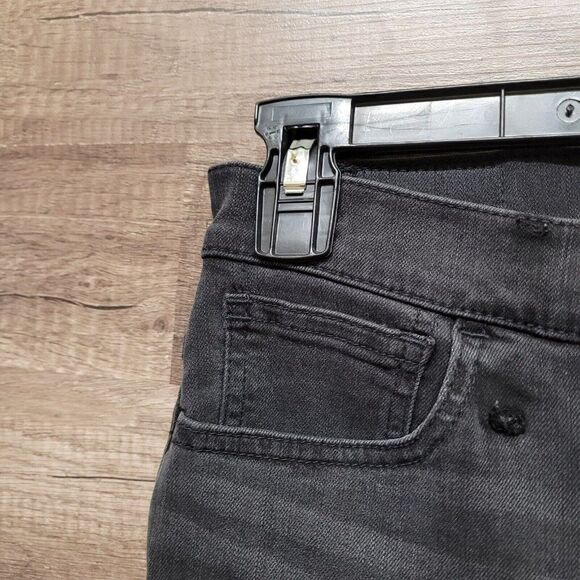 Madewell Roadtripper Jeans Size 25 Womens Black Skinny Mid Rise Charcoal Wash - Picture 6 of 16